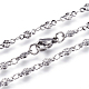 304 Stainless Steel Chain Necklaces STAS-P164-25P-2