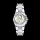 女性のためのファッションコロケーション愛好家の腕時計  亜鉛合金、ガラスクォーツ時計  ホワイト  プラチナ  250x14mm WACH-BB09885-2-2