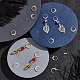 Unicraftale 80 pièces 2 couleurs 304 accessoires de boucles d'oreilles à levier en acier inoxydable STAS-UN0038-39-2