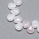 Natürliche Rosenquarz Edelstein Perlen Stränge G-T005-18-1