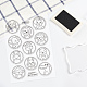 GLOBLELAND Birthday Theme Clear Stamps Animals Tags Silicone Clear Stamp Seals for Cards Making DIY Scrapbooking Photo Journal Album Decor Craft DIY-WH0167-56-625-6