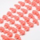 Synthetic Gemstone Coral Beads Strands CORA-L024-M-2