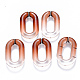Two Tone Transparent Acrylic Linking Rings OACR-S036-006A-N09-3