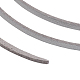 スエード調コード  フェイクレース  模造革でカバー片側  ゲインボロ  2.7x1.4mm  約98.42ヤード（90m）/ロール LW-JP0005-02-5