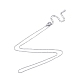 304 Edelstahl-Kabelketten-Halskette für Männer und Frauen NJEW-N050-A03-S12-3