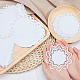 BENECREAT 4Sets 4 Styles Lace Papers DIY-BC0002-90-3