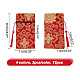 Nbeads 12 stücke 4 farben ethnischen stil brokat sutra buch reißverschlusstasche ABAG-NB0001-76-2