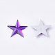 プラスチックカボション  スター  青紫色  13x14x1.5mm、約2000個/袋 KY-T012-02H-2