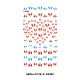 Valentinstag 5d liebe nail art sticker decals MRMJ-R109-Z-D4380-2