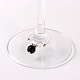 Cuentas de vidrio de cristal vino charms AJEW-JO00025-04-2