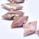 Brins opale de perles roses naturelles G-O179-H19-3