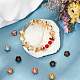 Chgcraft 90 pièces 6 couleurs bouchons de perles en laiton KK-CA0003-45-5