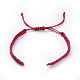 Création de bracelets de corde en nylon tressée AJEW-M001-M-2