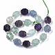 Natural Fluorite Beads Strands G-R462-07-2