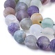 Natural Fluorite Beads Strands G-K292-01-3