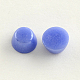 Pearlized Plated Opaque Glass Cabochons PORC-R099-04-2