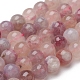 Brins de perles de tourmaline rouge natura G-D0008-01-6mm-1