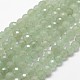 Chapelets de perles en aventurine vert naturel G-D840-29-6mm-1