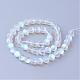 Chapelets de perles en pierre de lune synthétique G-R375-6mm-A13-2