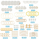 Kits para hacer aretes colgantes de geometría diy de sunnyclue DIY-SC0018-74-2
