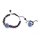 Ensembles de bijoux oeil de chat de mode: bracelets et anneaux SJEW-JS00141-03-1