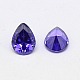 Cubic Zirconia Pointed Back Cabochons ZIRC-M006-9x6mm-3