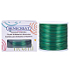 BENECREAT 15 Gauge (1.5mm) Aluminum Wire 220FT (68m) Anodized Jewelry Craft Making Beading Floral Colored Aluminum Craft Wire - Green AW-BC0001-1.5mm-10-2