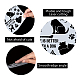 GORGECRAFT 30×30Cm Dog Paw Print Stencils Sweet Puppy Template Large Animal Templates Reusable Sign Square Stencil for Painting on Wood Wall Scrapbooking Card Floor DIY Home Crafts DIY-WH0244-241-3