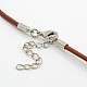 Leather Cord Necklace Making MAK-F002-11-3