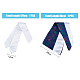 SUPERFINDINGS 178cm Long Graduation Honor Stole 12cm Wide Sublimation Blank Satin Graduation Stole with Classic Academic Dress Collar National Honor Society Stole for Graduation Ceremony AJEW-FH0003-25A-2