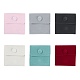 6шт 6 цвета квадратных бархатных мешков для ювелирных изделий TP-LS0001-05-2