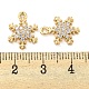 Латунные микропаве прозрачные подвески с фианитом FIND-Z044-09KCG-3