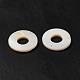 Charm anneau coquillage blanc naturel SHEL-C004-01-4