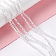 Clear Glass Bicone Beads Strands X-GLAA-S026-2mm-07-2