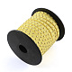 Faux Suede Cord with Golden Alloy Rivet LW-R021-12-1