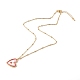 304 Stainless Steel Enamel Stud Earrings & Pendant Necklaces Jewelry Sets SJEW-JS01196-03-2