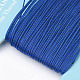 DIYのジュエリーパーツ  ナイロン糸  ブルー  0.1ミリメートル、約6 M /ロール NWIR-S006-04-2