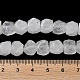 Natürliche Quarzkristallstränge mit runden Perlen im Sternschliff G-M418-C18-01-6