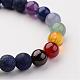 Natural Gemstone Beads Stretch Bracelets BJEW-JB02447-3