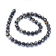 Chapelets de perles en agate naturelle à facettes G-F559-02-8mm-4