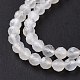 Chapelets de perles en pierre de lune naturelle G-F736-01-4