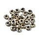 Perles européennes en jaspe dalmatien naturel G-G740-12x6mm-28-1