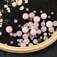 Perles de quartz rose pandahall rondes naturelles en vrac G-TA0001-09-8