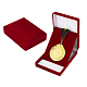 Бархатные коробки для упаковки медалей CON-WH0086-182A-1