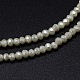 Rondelle facettée plaqué arc-en-ciel de perles de verre plaquées EGLA-M004-2mm-A17-2