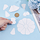 2 пакет бумажных шаблонов для квилтинга DIY-AR0003-94B-3