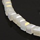 AB Color Plated Imitation Jade Glass Faceted Cube Beads Strands GLAA-A031-3mm-AB09-1