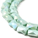 Fili di perle di vetro lastra di colore ab EGLA-P051-06A-B09-4