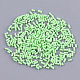 手作りのポリマークレイスプリンクルビーズ  フェイクフードクラフト  穴がない  コラム  淡緑色  2~6x1.5mm CLAY-T015-22K-2