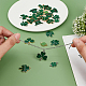 SUNNYCLUE 1 Box 40Pcs 8 Style Four Leaf Clover Charm St. Patrick's Day Enamel Lucky 4 Leaf Clover Charms Hat Irish Shamrock Green Charms for jewellry Making Charms Good Luck Earrings Craft Supplies ENAM-SC0002-87-4